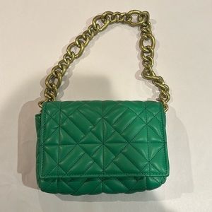 Kelly green Zara bag! Never used